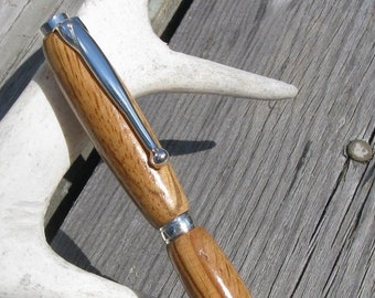 Zebra Wood Slimline Twist Pen