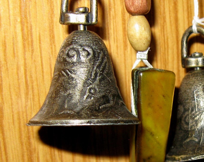 Rustic Antler and Brass Door Bell Chime Etsy