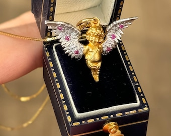 Schutzengel Schutzengel Anhänger Halskette, Begleiter Halskette, Paar Geschenk, Freundschaftsgeschenk, Geschenk für sich selbst