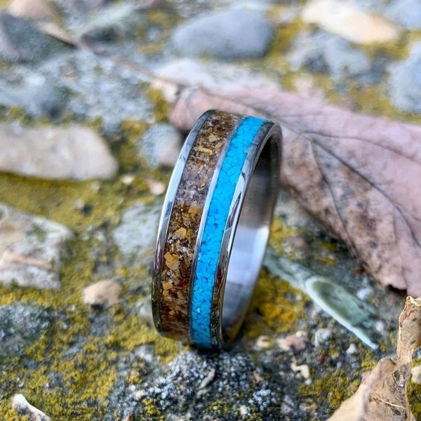 Stone Inlay Ring - Etsy
