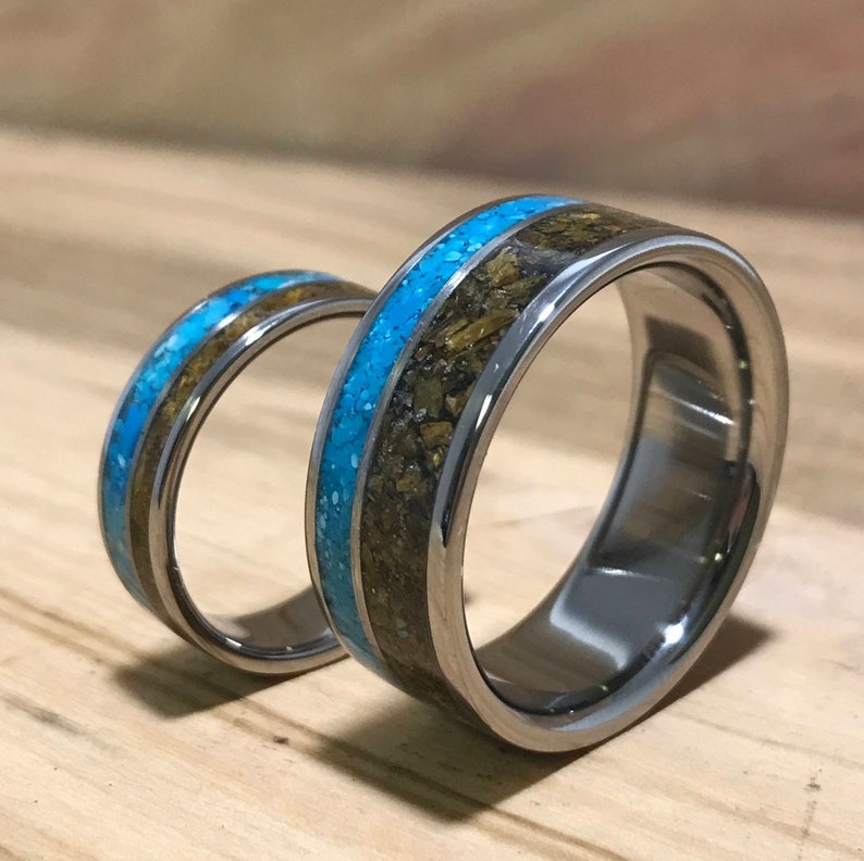 Mens Turquoise Wedding Rings For Sale Wedding Rings Sets