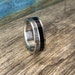 Men's Meteorite Ring - Exotic Wood Ring - Custom Made Wedding Band for ...