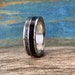 Men's Meteorite Ring - Exotic Wood Ring - Custom Made Wedding Band for ...