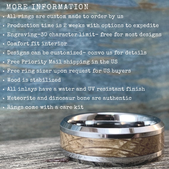 Buy Wedding Band Set, Wedding Bands His and Hers, Meteorite