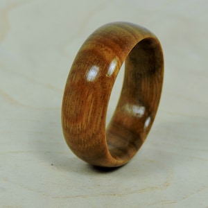 Mens Wood Ring - Wood Wedding Band - Handmade Wood Ring
