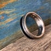 Men's Meteorite Ring - Exotic Wood Ring - Custom Made Wedding Band for ...