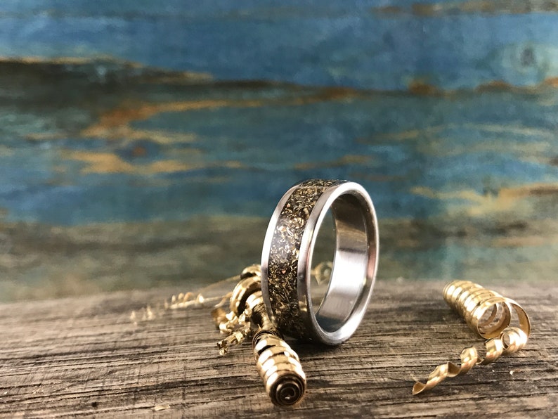 Alternative Engagement Ring Unique Mens Wedding Band 14k Etsy