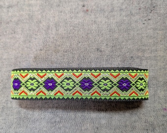Geometric Embroidery woven trim, 1.5"in 3cm wide Geometric ribbon tape, Tribal Native Art Tailor Trim Sewing Craft Ethnic Border Cloth