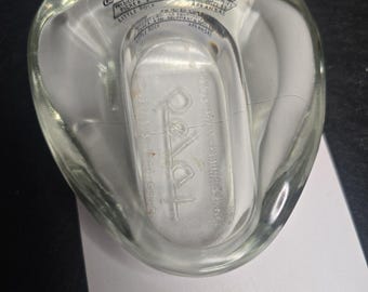 Vintage Wm.T. Stover Hospital & Physician Supplies Glass Bedpan Ashtray Arkansas