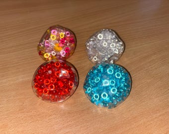 Crunchy Squishy ball  - Unique Sensory Fidget Toy - Autism ADHD Friendly Calming Stimulating Tactile Fun Cute Gift Idea