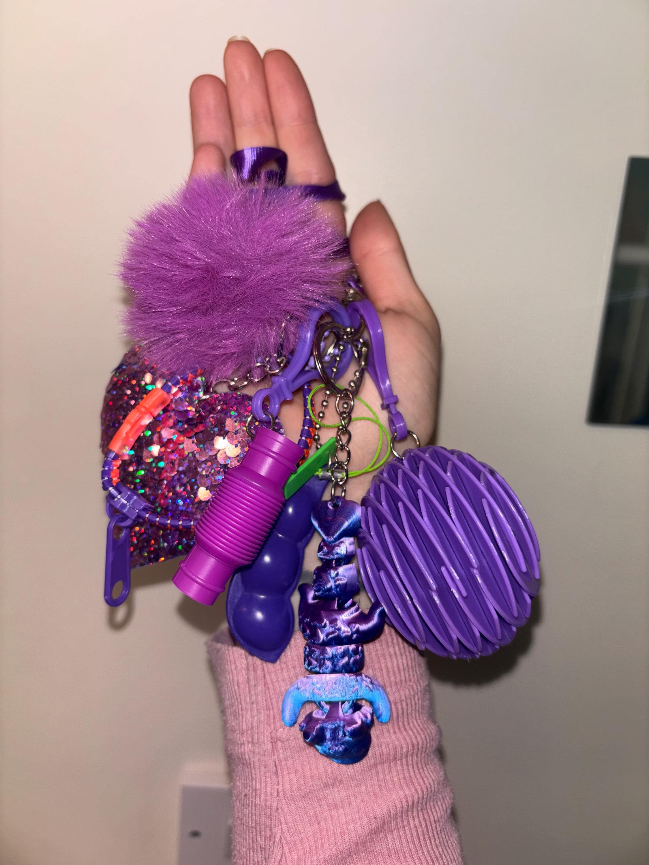 Fidget Sensory Toy Lanyard Various Colours - Anxiety Stress Relief