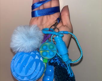 Fidget Sensory Toy Lanyard Various Colours - Anxiety Stress Relief Autism ADHD Friendly Fidget Click Pop Keychain - Neurodivergent Gift Idea