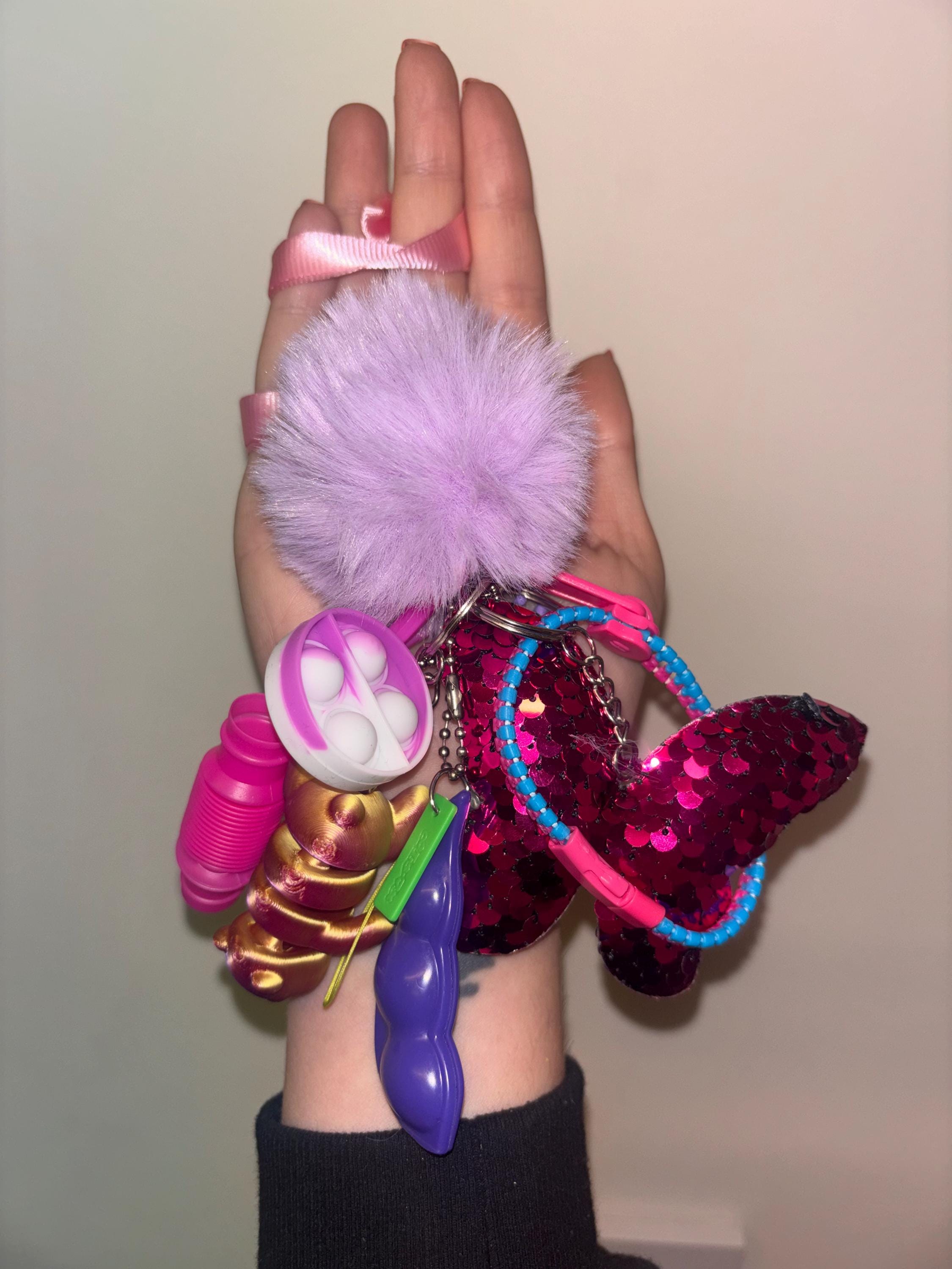 Fidget Sensory Toy Lanyard Various Colours - Anxiety Stress Relief