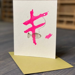 F. Bomb Letterpress Greeting Card