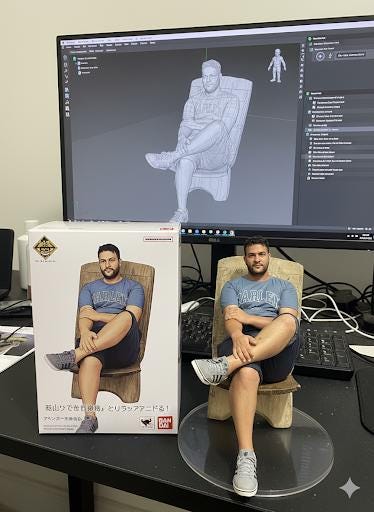 Virtual Figure Custom 3D Portrait From Your Photo | Hyper-realistic Digital Art | Mini ...