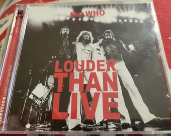 The Who Louder Than Live Jacksonville Floride 1976 2 CD neuf, rare étiquette Mainstream originale d'importation. MAT-065