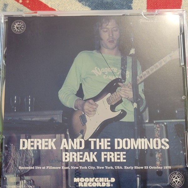 Derek And the Dominos Break Free Live Fillmore East New York 1970 2 CD import rare original press Eric Clapton Jack Bruce Ginger Baker.