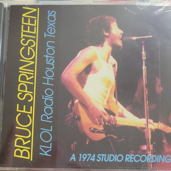 Bruce Springsteen KLOL Radio Houston Texas 1974 Studio Recordings Verzegelde CD import zeldzame originele pers.