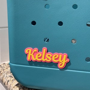 Original Bogg Bag Large Name Charms Personalized Accessories