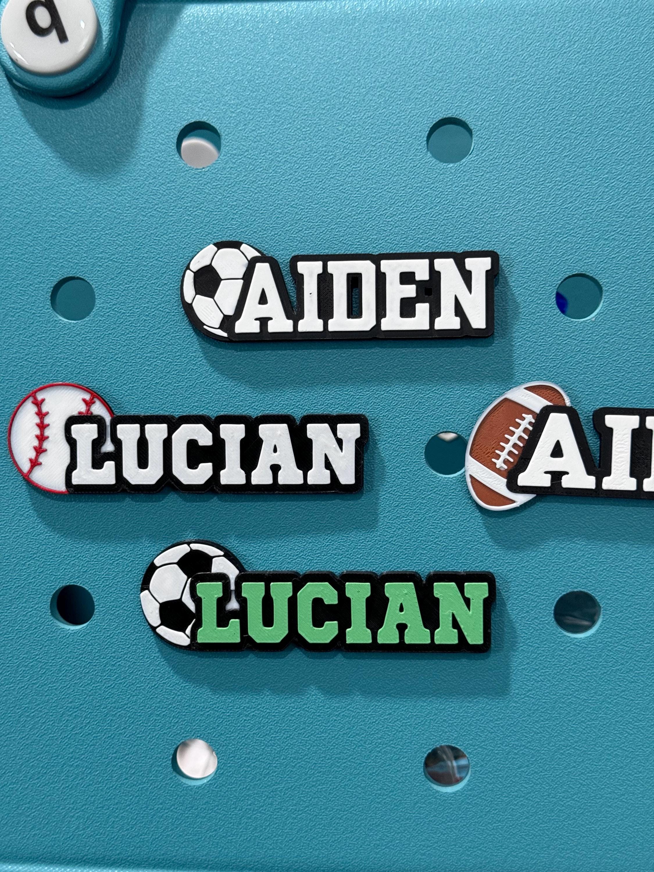 Bogg Bag Charms Sports Name Bag Tag