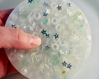Galaxy Glow In The Dark Pick Pad Skin Picking Sensory Tool Fidget Toy Dig Hair Pulling Anxiety Trichitillomania ADHD Stress Relief Tool Gift