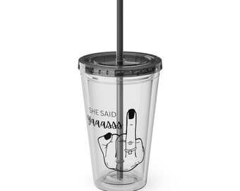 She said yas NOLA Bachelorette Cups | New Orleans Bachelorette Party | Bachelorette Party Favors | Bachelorette Party Tumblers | Party cup