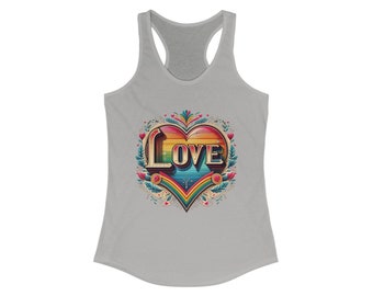 Love Racerback Tank LGBTQ Tank Top Pride Tank Top Rainbow Tank Top LGBT Tank Top Pride Month Tank Top LGBT Ally Tank Top Women's Lesbian