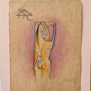 Wilfredo lam/Acuarela sobre cartón