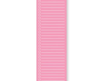 To-Do List Notepad 3"x10" Post-it® | Sticky Minimal | Bubblegum Pink + White