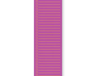 To-Do List Notepad 3"x10" Post-it® | Sticky Minimal | Magenta + Marigold