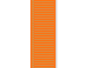 To-Do List Notepad 3"x10" Post-it® | Sticky Minimal | Fluorescent Orange + Fluorescent Blue