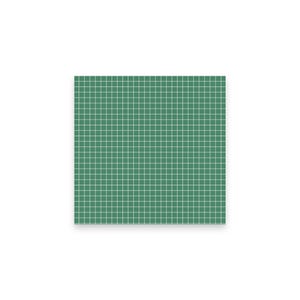 Tiny Grids™ Post-It® | 50-Blatt Sticky Graph Notizblock | 3x3 quadratisches Pad | Kaktus Grün + Weiss