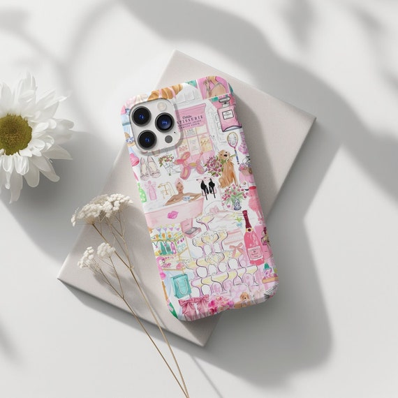 Pink Coquette Collage Phone Case, Cute and Preppy, That Girl Aesthetic,  iPhone 15 14 13 12 11 Pro Max Plus X, Samsung Galaxy S24 S23 S22