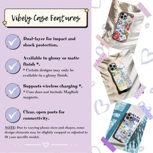 Cute Watercolor Fruit Collage Phone Case, Summer Fruits, Cute & Preppy, iPhone 16 15 14 13 12 11 Pro Max 8 Plus X, Samsung Galaxy S24 Ultra image 7