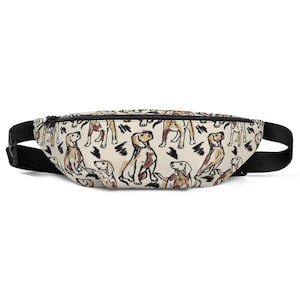 Dog Themed Secure Passport Fanny Pack