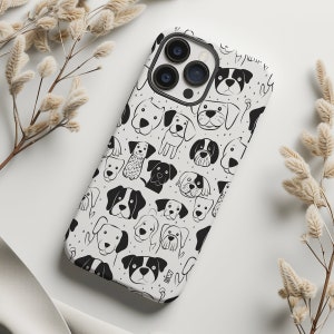 Cute dog pattern dog mom aesthetic phone case cover for iPhone 15 14 13 12 11 Pro Max X XR XS 8, Samsung Galaxy S24 S23 S22, Google Pixel