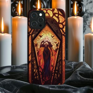Vampire queen haunting dark fantasy anime phone cover for iPhone 16 15 14 13 12 11 Pro Max X XR XS 8 Galaxy S21 S22 S23 S24 S25 Google Pixel