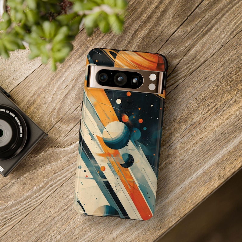 Alien Solar System Abstract Outer Space Phone Case for iPhone 17 16 15 ...