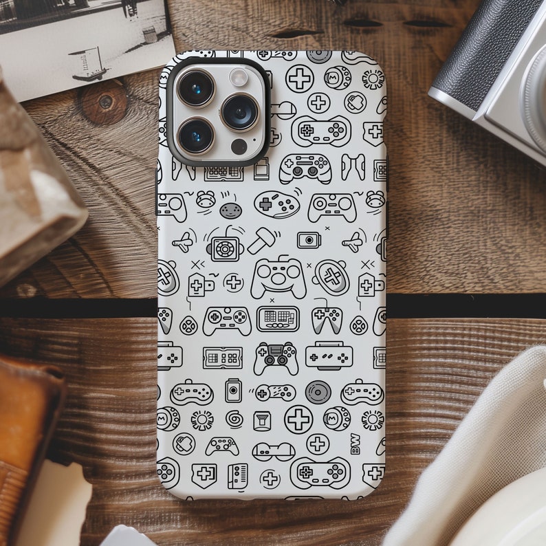an advertisement for a cell phone that is white