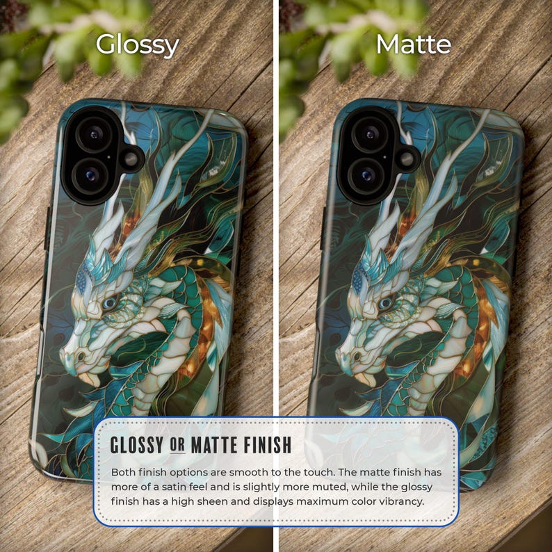 Chinese dragon stained glass mosaic phone case for iPhone 17 16 15 14 13 12 11 Pro Max X XR XS Samsung S26 S25 S24 S23 S22 Google Pixel afbeelding 4