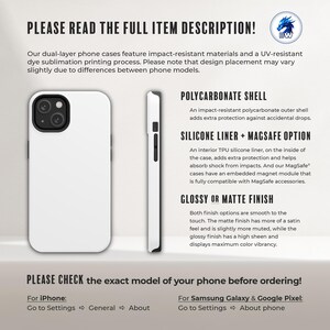 Minimalist horizontal two-tone glossy phone case cover for iPhone X XR 11 12 13 14 15 16 17 Pro Max Galaxy S26 S25 S24 S23 S22 Google Pixel image 10