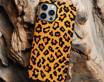 Leopard print cheetah pattern aesthetic phone case for iPhone 15 14 13 12 11 Pro Max X XR XS 8, Samsung Galaxy S24 S23 S22, Google Pixel