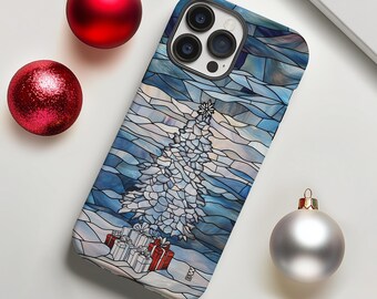 Gifts under the tree winter holiday Christmas phone case for iPhone 8 X XR XS 11 12 13 14 15 16 Pro Max Galaxy S21 S22 S23 S24 Google Pixel