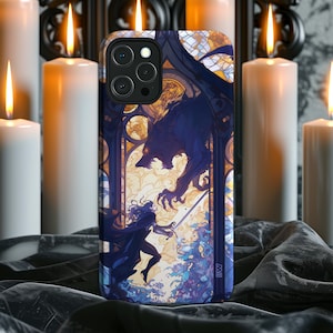 Vampire werewolf battle epic dark fantasy phone cover for iPhone 16 15 14 13 12 11 Pro Max X XR XS 8 Galaxy S20 S21 S22 S23 S24 Google Pixel