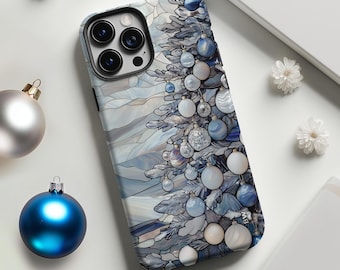 Christmas tree ornaments winter holiday phone case cover for iPhone 16 15 14 13 12 11 Pro Max X XR XS 8 Galaxy S24 S23 S22 S21 Google Pixel