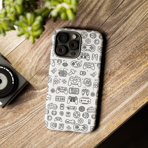 a phone case sitting on top of a wooden table