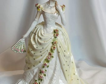 Royal Worcester for Compton & Woodhouse Figure, Sculpted by John Bromley The Embassy Ball ,Limited Edition