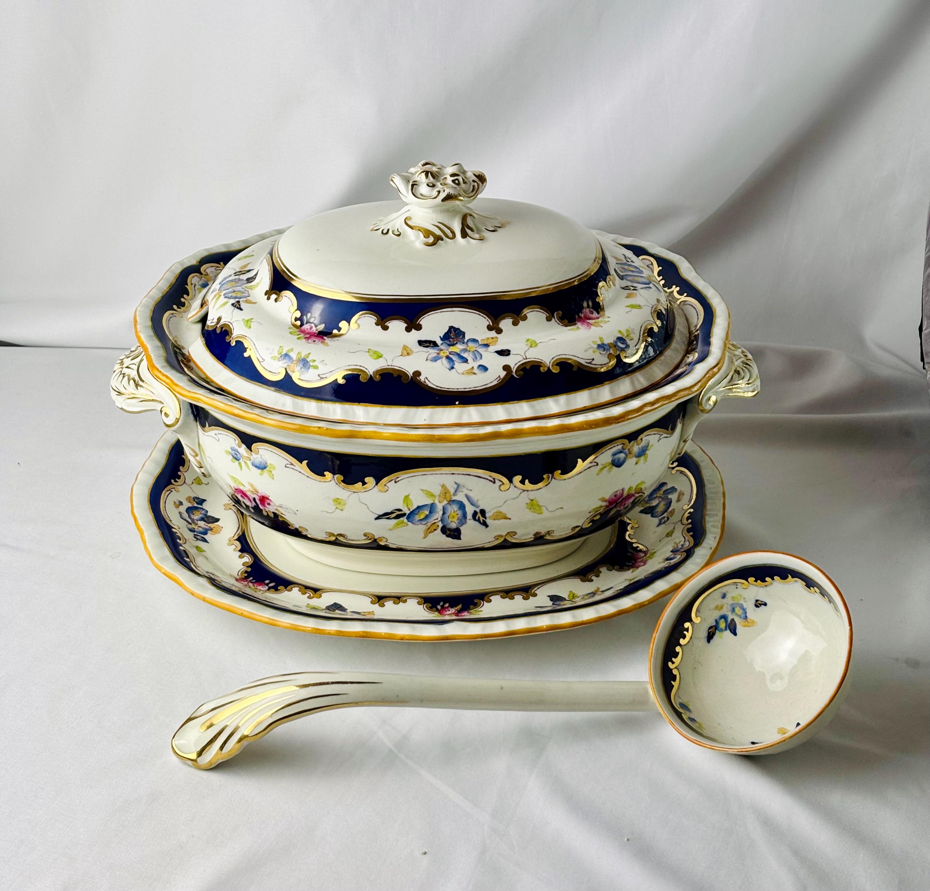フッチェンロイター★フォームドレスデン★スープチューリン【希少品】 porcelain フッチェンロイターlhs ☆フォームドレスデン☆スープ
