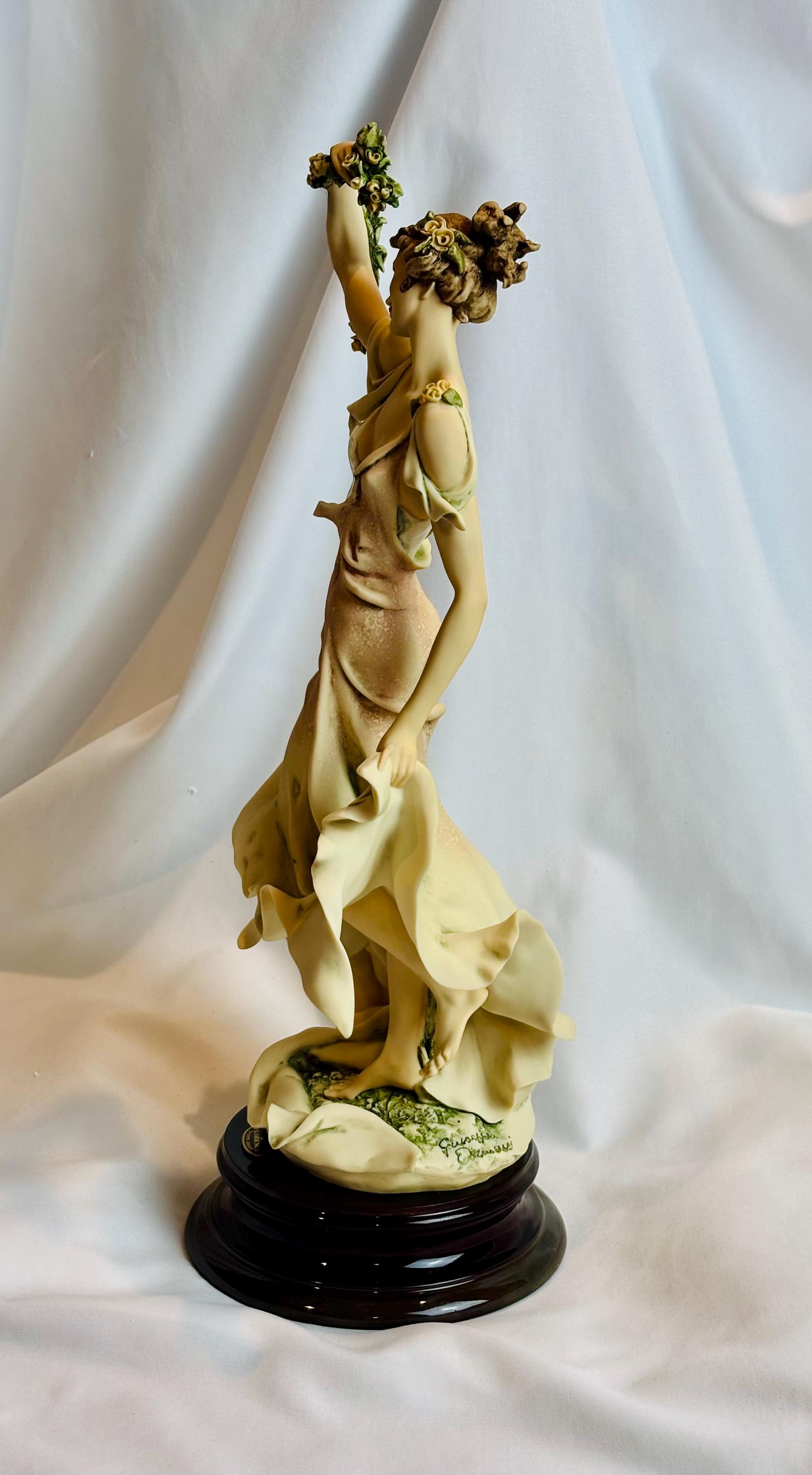 Giuseppe Armani Art of Dance Lady With Angel Figurine 1487C
