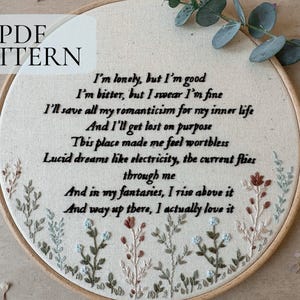 I Hate It Here PDF Embroidery Pattern